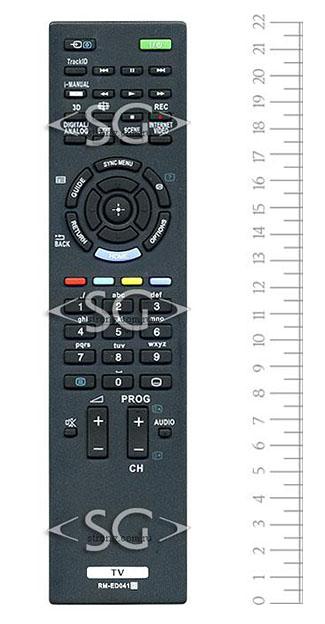 Пульт дистанционного управления для SONY RM-ED044 (=RM-ED041) 3D